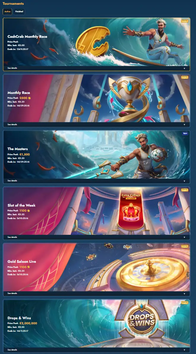 casea casino tournaments